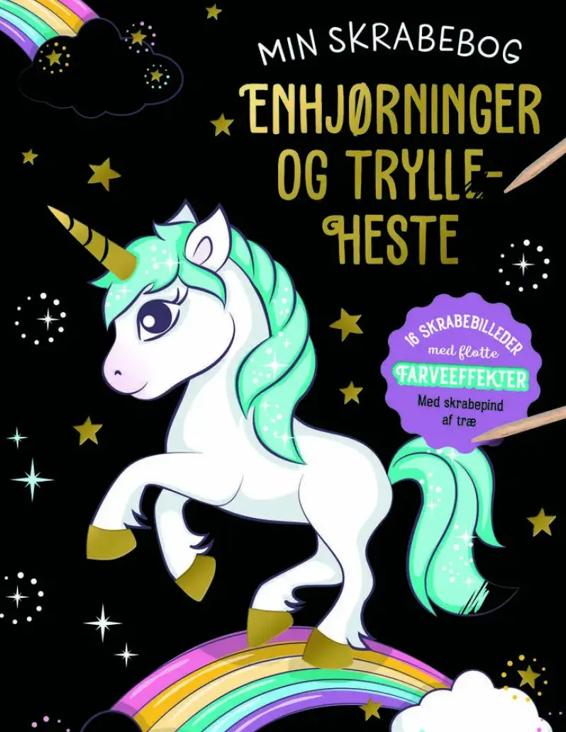 Min skrabebog Enhjørninger og trylleheste