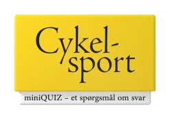 miniQUIZ - Cykelsport