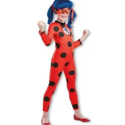 Miraculous Ladybug Classic kostume med maske str. 7-8 år