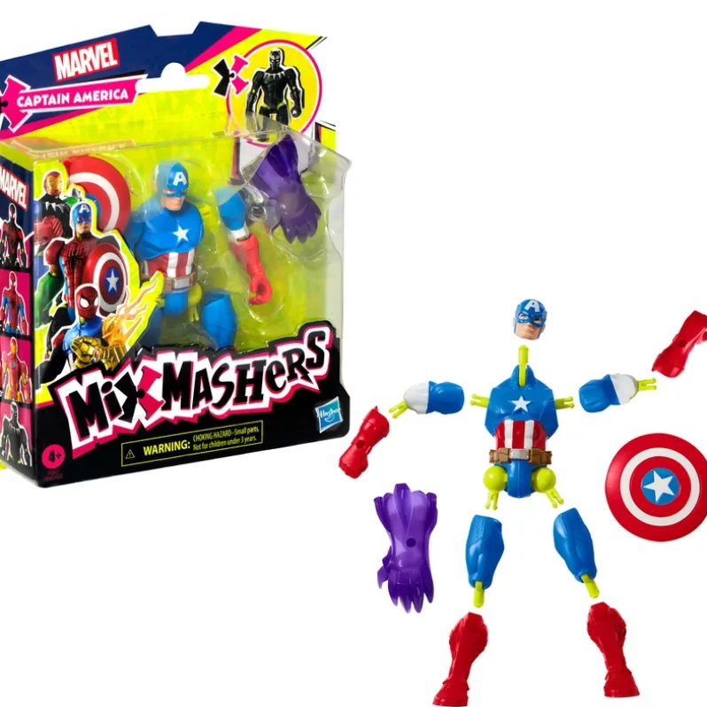 Mixmashers Captain America basic figur