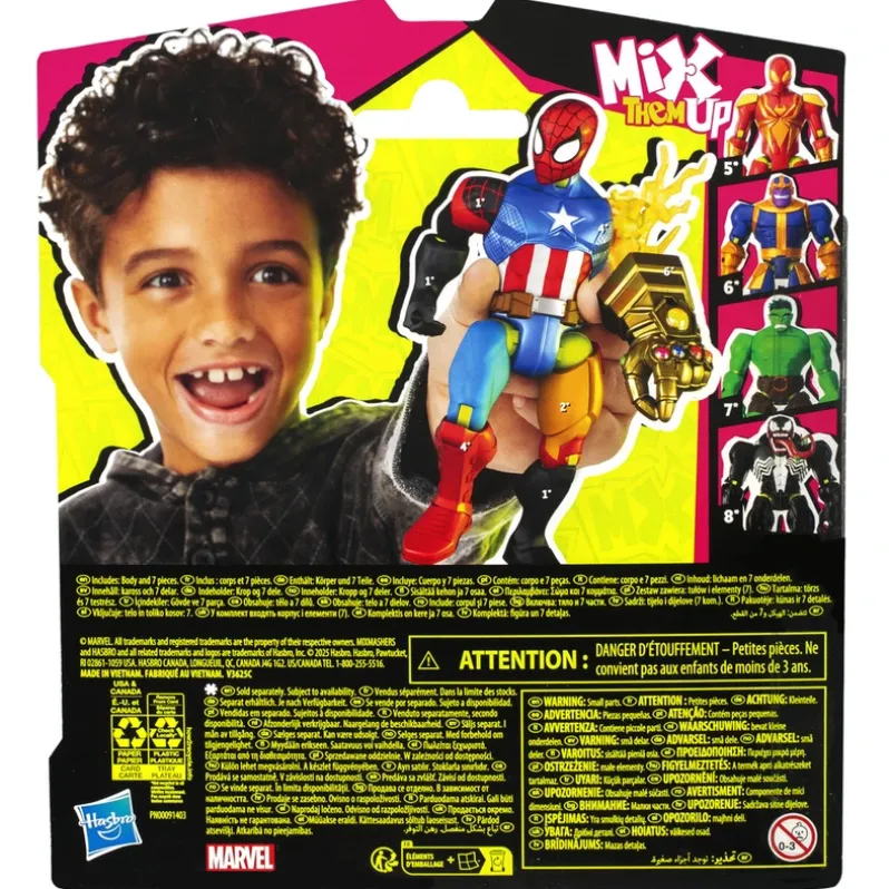 Mixmashers Spiderman basic figur