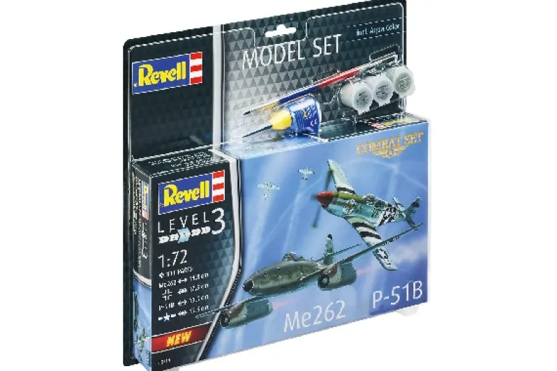 Model Set Combat Set Me262 & P-51B