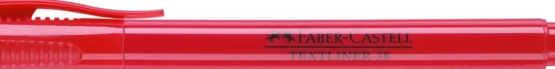 Overstregningspen Faber-Castell textliner 38 rød