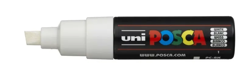 Paintmarker Uni POSCA pc-8k hvid