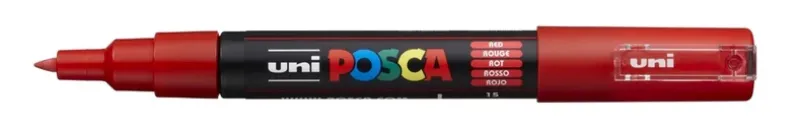 Paintmarker Uni POSCA pc-1mc rød