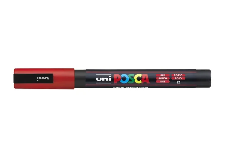 Paintmarker Uni POSCA pc-3m rød