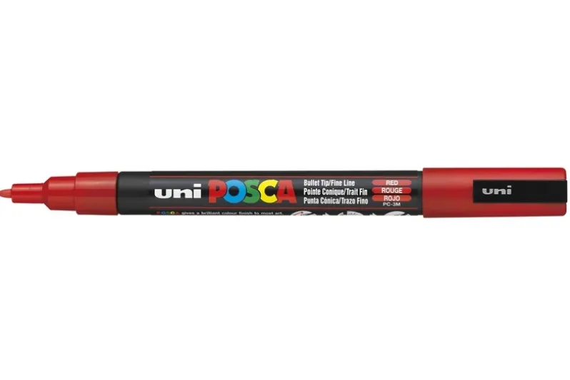 Paintmarker Uni POSCA pc-3m rød