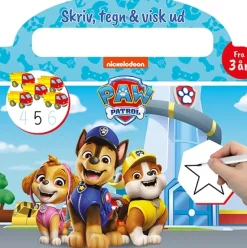 Paw Patrol - Skriv og visk ud (papbog med ikke-permanent pen)