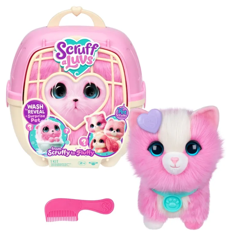 Pink Scruff-a-Luvs kæledyr