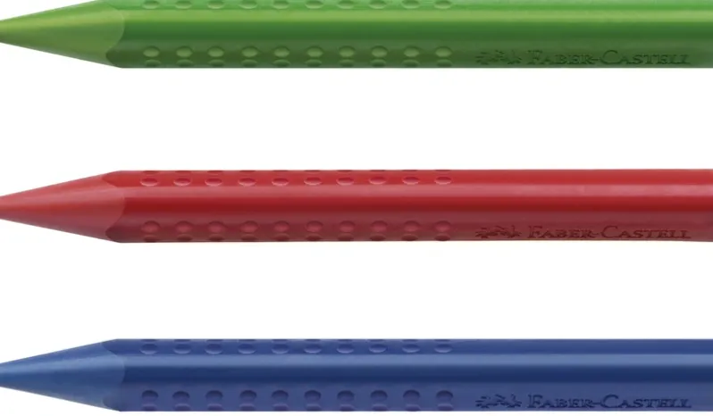 Plastkridt grip Faber-Castell 12 farver