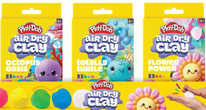 Play Doh Lufttørrende Ler Buddy Peg Boks ass