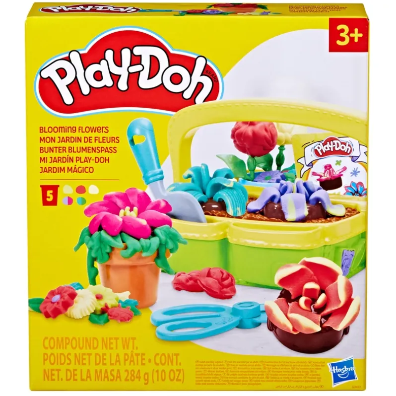 Play-Doh blooming flowers