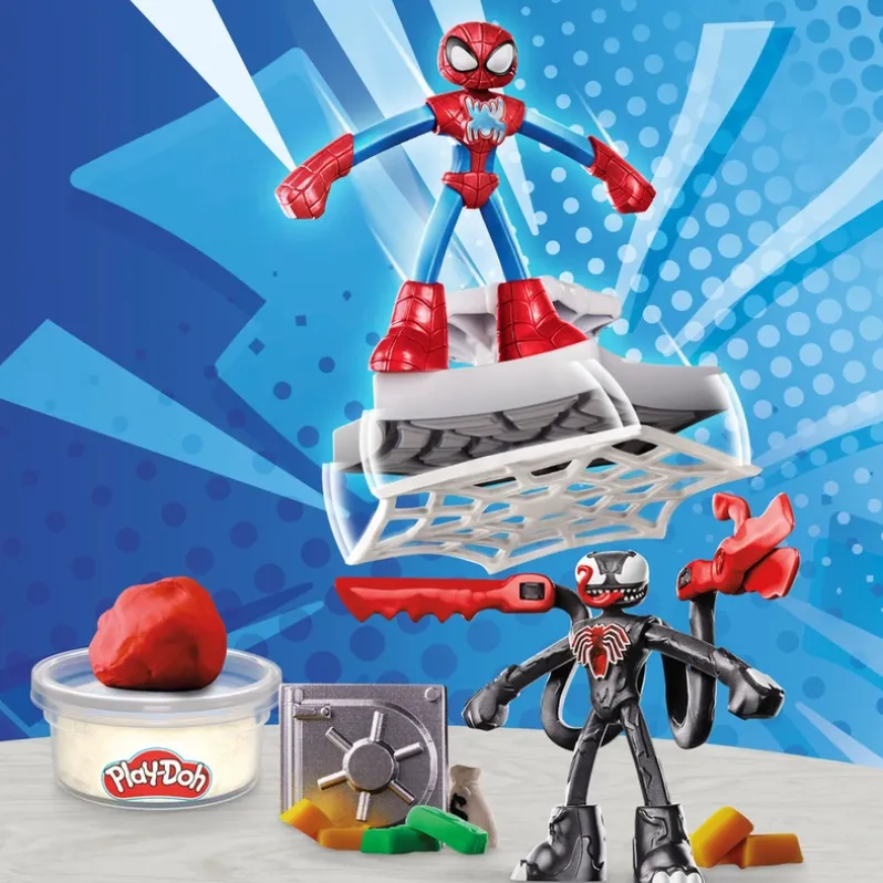 Play-Doh Marvel Spider-Man Launch & Slice Battle