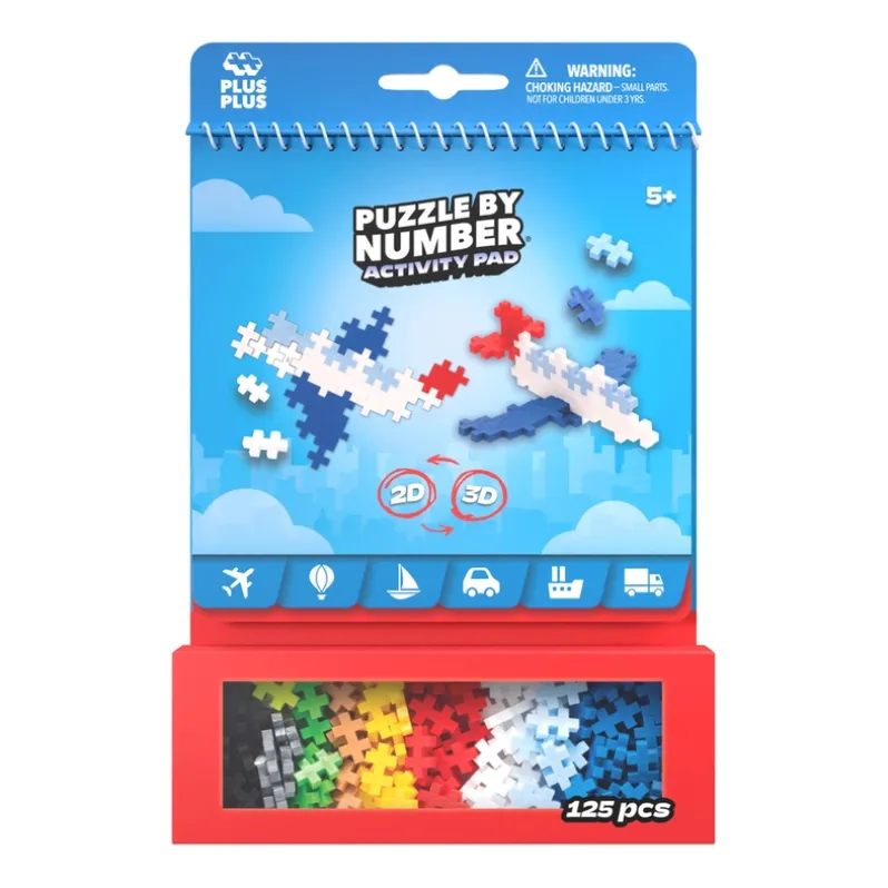 Plus-Plus Activity Pad – Transportation