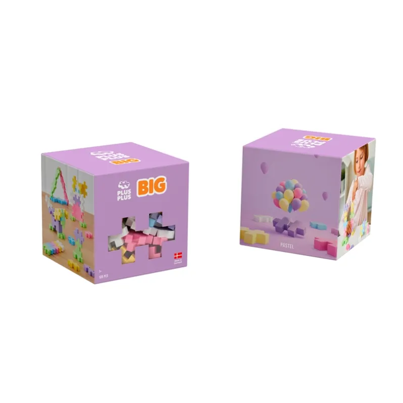 Plus-Plus BIG Pastel Mix / 100 pcs