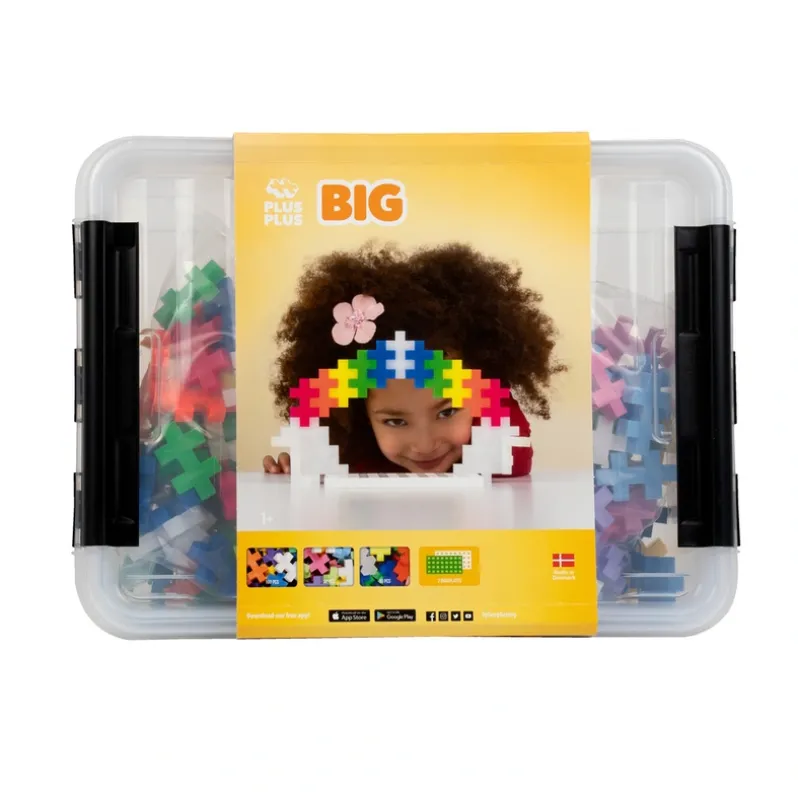 Plus-Plus BIG Storage Box Mix 200 stk