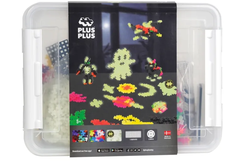 Plus-Plus Build and Glow Storage Box / 2000 pcs