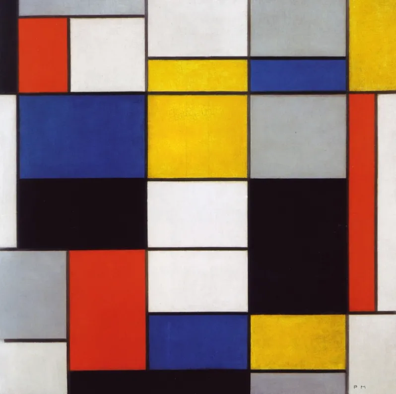 Plus-Plus Inspired - Mondrian