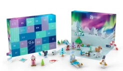 Plus-Plus julekalender - Santa's Northern Lights Adventure