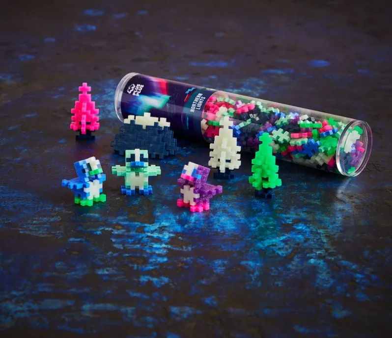 Plus-Plus Northern Lights mix / 240 pcs Tube