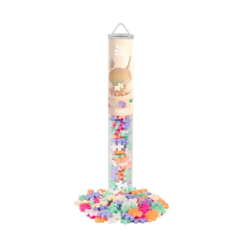 Plus-Plus Pearl mix / 100 pcs Tube
