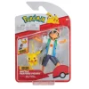 Pokemon battle feature figure Ash and Pikachu
