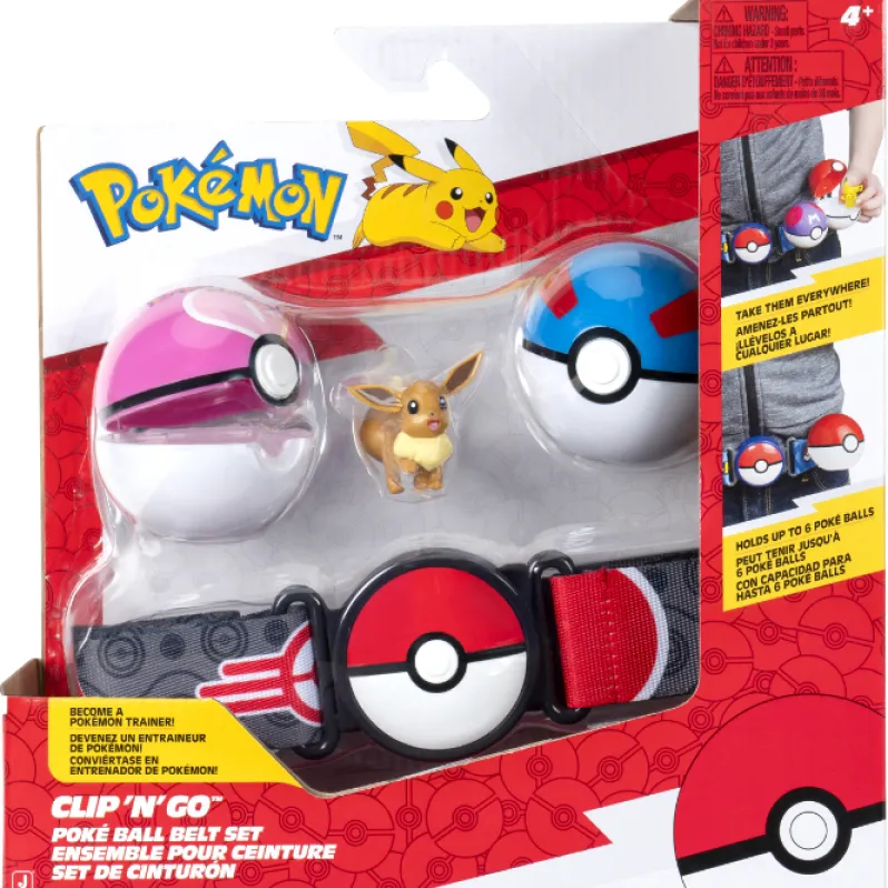 Pokemon clip n go belt set Eevee