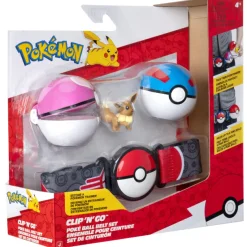 Pokemon clip n go belt set Eevee