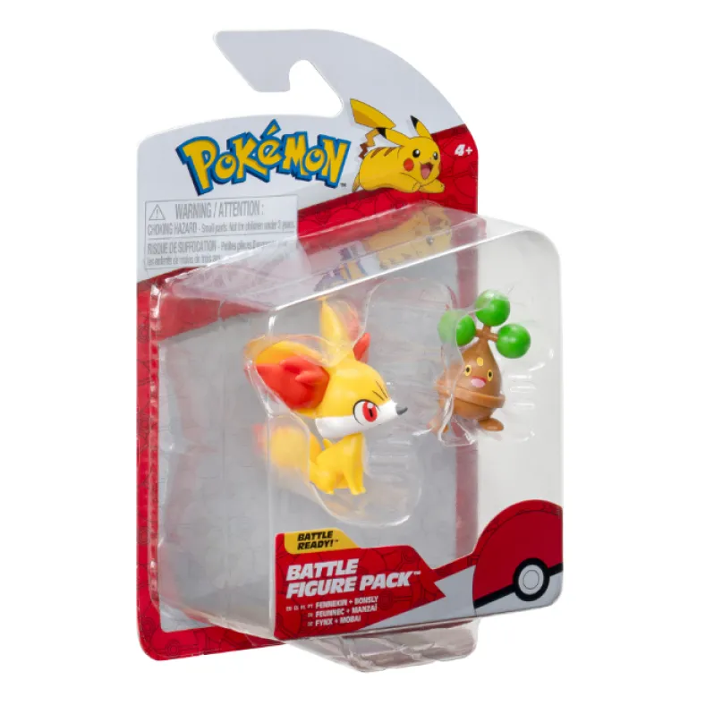 Pokémon Battle Figure 2-PAK Fennekin & Bonsly