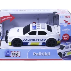 Politibil med lys og lyd 19 cm