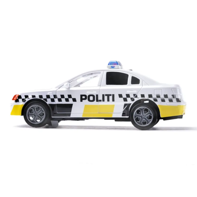 Politibil med lys og lyd 13,5 cm