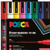 Posca Paintmarker Uni PC-3M 8P sæt basic colors