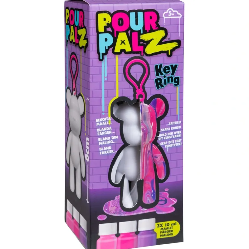 Pour Palz Bear nøglering ass