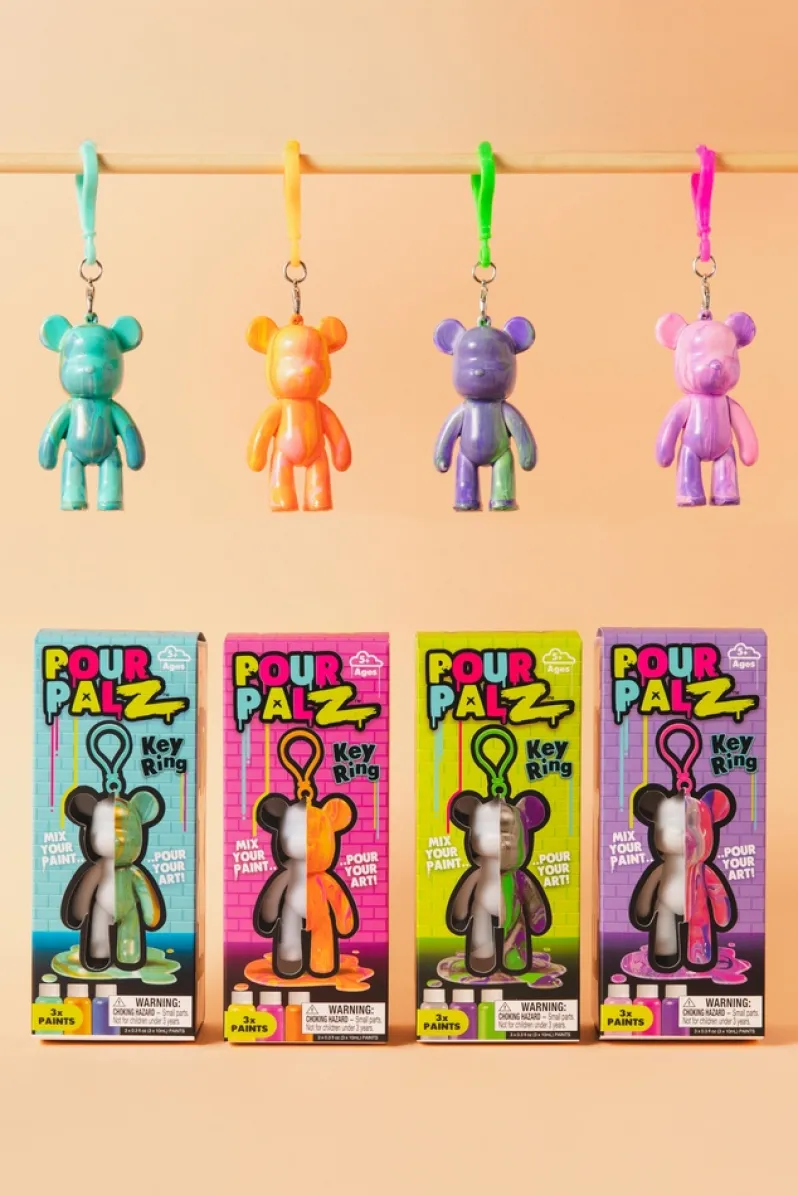 Pour Palz Bear nøglering ass