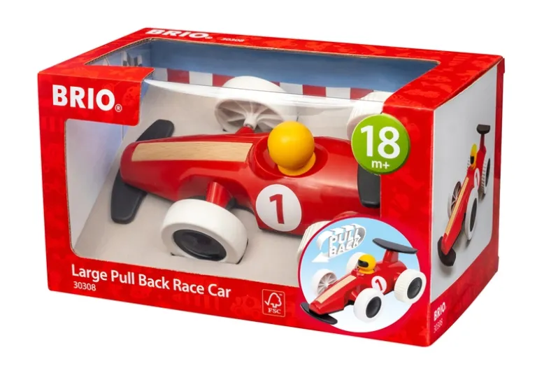 Pull Back Racerbil Stor