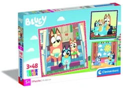 Puslespil Bluey 3x48 brikker