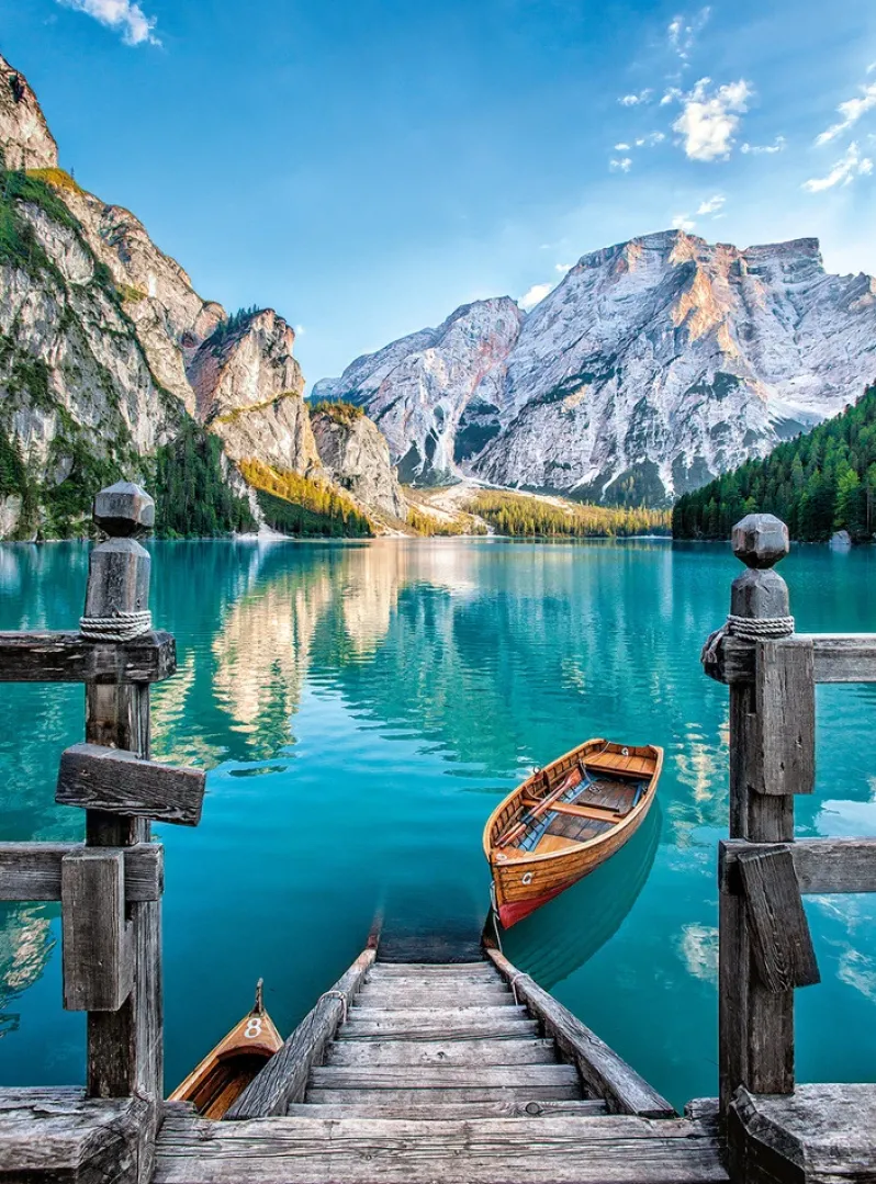 Puslespil Braies Lake 500 brikker