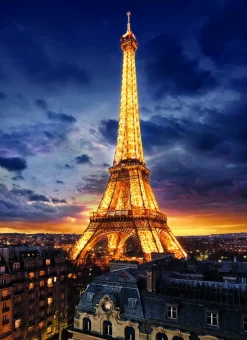 PUSLESPIL CLEMENTONI TOUR EIFFEL 1000 BRIKKER