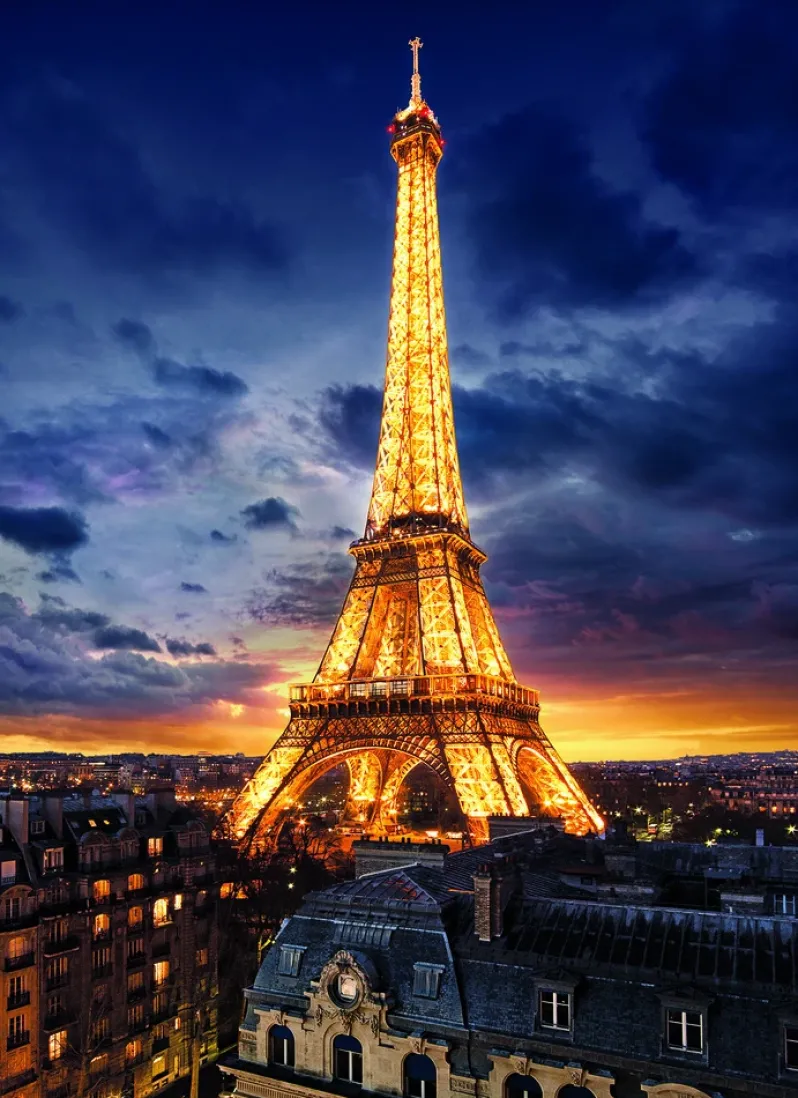 PUSLESPIL CLEMENTONI TOUR EIFFEL 1000 BRIKKER