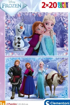 Puslespil Frozen 2x20 brikker