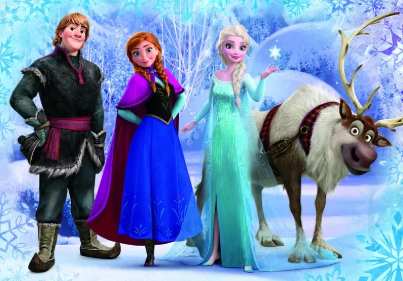Puslespil Frozen 2x20 brikker
