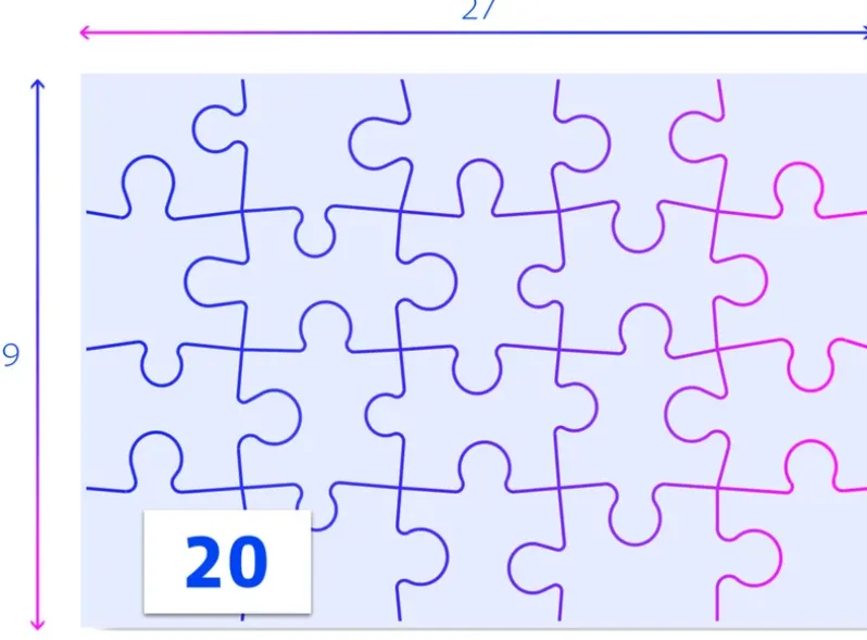 Puslespil Frozen 2x20 brikker