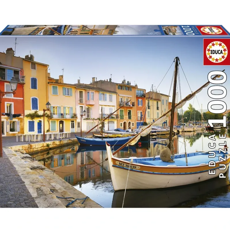 Puslespil Harbour In Martigues Provence 1000 brikker