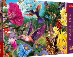 Puslespil Hummingbird garden 1000 brikker
