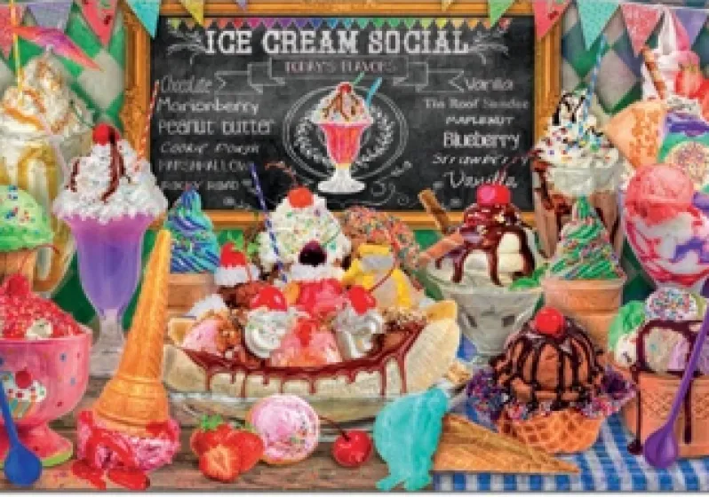 Puslespil Ice Cream Shop 500 brikker