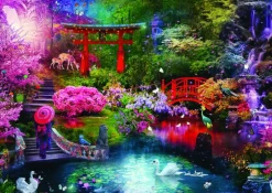 Puslespil Japanese Garden 3000 brikker