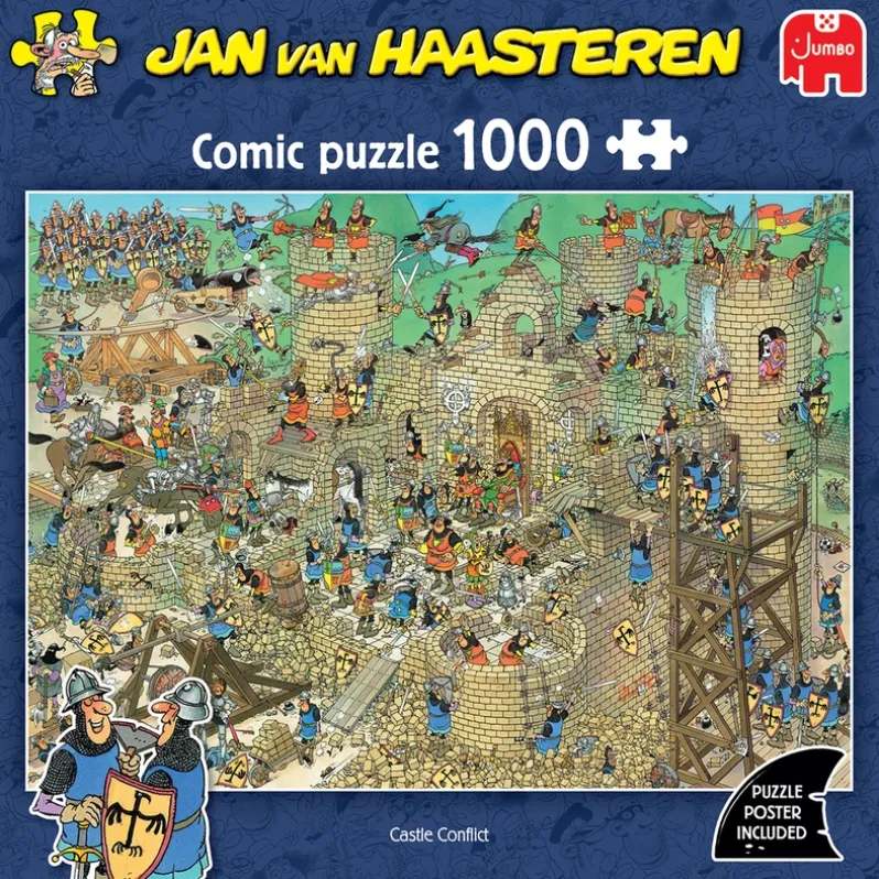 PUSLESPIL JVH CASTLE CONFLICT 1000 BRIKKER