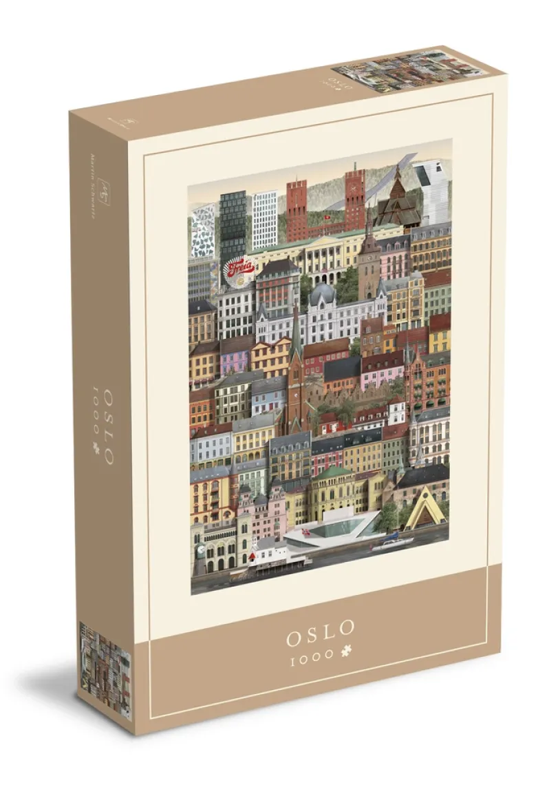 Puslespil Oslo 1000 brikker