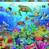 Puslespil Tropical Fantasy Turtles 1000 brikker