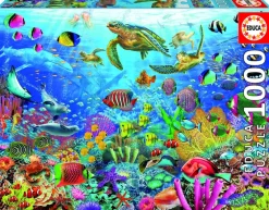 Puslespil Tropical Fantasy Turtles 1000 brikker